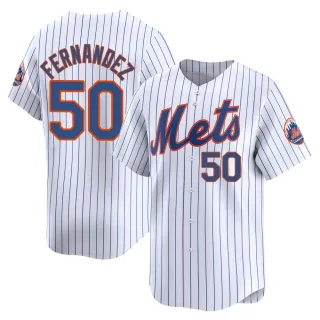 Men's Limited White Sid Fernandez New York Mets Home Jersey