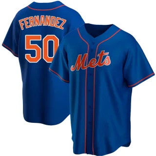 Men's Replica Royal Sid Fernandez New York Mets Alternate Jersey