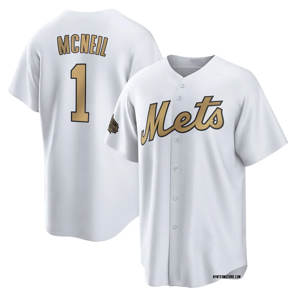 Men's Replica White Jeff McNeil New York Mets 2022 All-Star Game