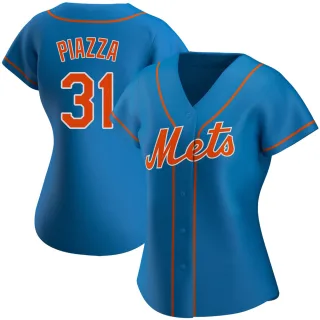 Women's Authentic Royal Mike Piazza New York Mets Alternate Jersey