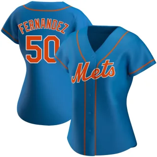 Women's Authentic Royal Sid Fernandez New York Mets Alternate Jersey