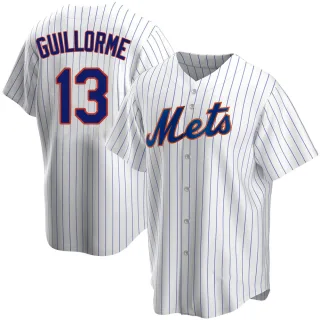 Luis Guillorme #13 - Game Used Blue Alt. Road Jersey - Guillorme